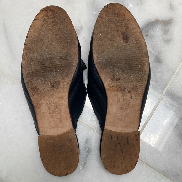 Ann Mashburn Leather Tassel Mules - Picture 4 of 6